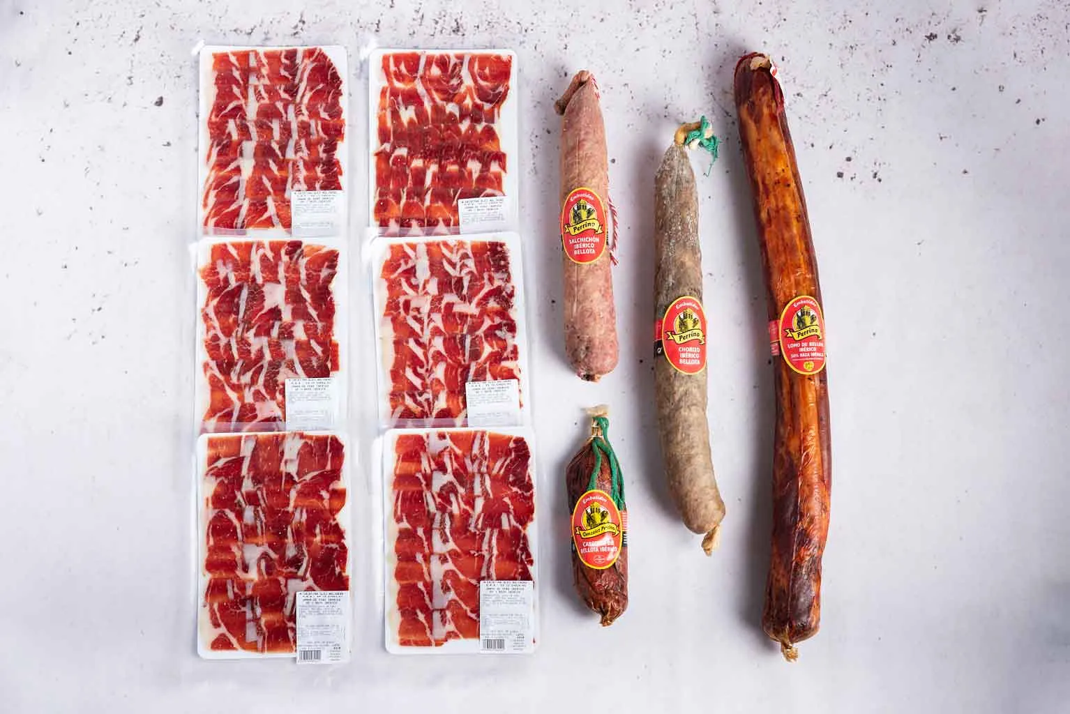 Lote Bellota y sobres jamón